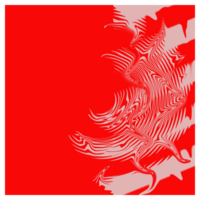 Abstract Red and Beige Digital Art with Wavy Patterns png