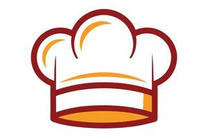 A Simple Chef's Hat Icon Perfect for Culinary Themes vector