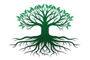 A Majestic Tree Roots Symbolizing Strength and Growth vector