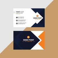 Bold and Modern Geometric Business Card Design with Professional Flair vector