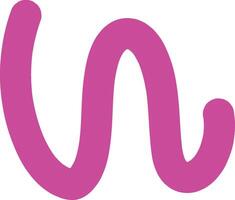 Pink Fluid Curve vector