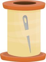 Thread Spool with Needle vector