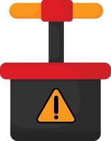 Warning Sign Explosive vector