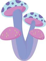 Cluster of Whimsical Mushrooms vector