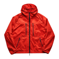 Trendy and Breathable Windbreaker with Elastic Cuffs and Pockets Isolated on Transparent Background png