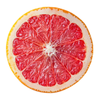 Healthy and Refreshing Halved Grapefruit with Juicy Segments Isolated on Transparent Background png