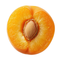 Apricot Featuring Cut Fruits with Rich Orange Color Isolated on Transparent Background png