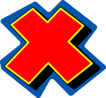 Magazine Ransom Note Cut Out, Letter X png