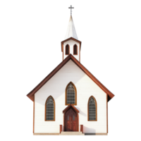 Chapel isolate on transparent ,background png
