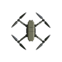 Drone UAV Unmanned Aerial Vehicle military vehicle top view isolate on transparent background png