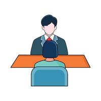 illustration of Interview vector