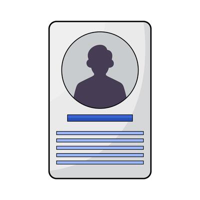 illustration of Resume