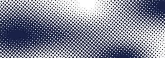 Black and white halftone dot pattern creating a classic halftone effect vector