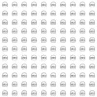 pattern of hamburger in doodle style. for background vector