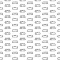 pattern of burger boxes, minimalist line art design vector