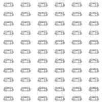 pattern of burger boxes, minimalist line art design, ideal for food packaging and restaurant branding, high-resolution vector