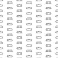 pattern of burger boxes, minimalist line art design, ideal for food packaging and restaurant branding, background. vector