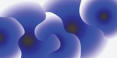 Abstract Blue Blooms. A mesmerizing display of abstract blue blooms and soft gradients, evoking a sense of fluidity and organic beauty. vector