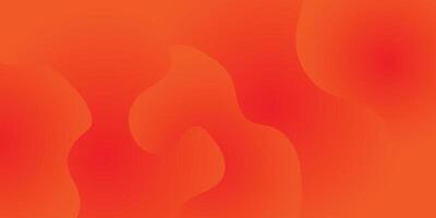 Vibrant Orange Fluid. A captivating abstract design features a seamless blend of bright orange hues, creating a smooth and flowing visual effect vector