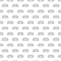 pattern of burger boxes, minimalist line art design, ideal for food packaging and restaurant branding. vector
