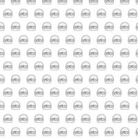 doodle burger pattern background. doodle fast food burger seamless pattern background. seamless pattern of hamburger in doodle style. Seamless Pattern of a Cheese Burger or Hamburger. vector