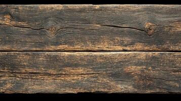 Rustic dark brown wood planks texture background photo