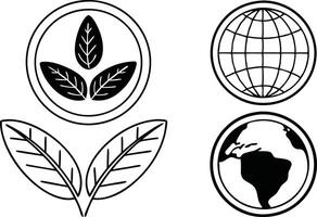 Four different symbols for the environment vector
