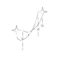 Abstract with stars and dots vector