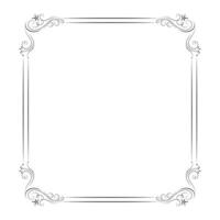 vintage royal frame with floral ornament border ,decorative frame with floral ornament,retro Frame for text box with corner vector