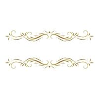 Elegant vintage floral ornament set with decorative elements and abstract patterns vector