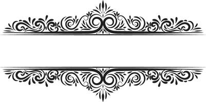 Vintage floral frame with ornate decoration and elegant scroll pattern. royal title ornaments border,vintage royal title border or text frame ornament elements inviation card vector