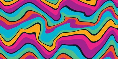 Trippy distorted image with light diffraction effect in the psychedelic style of the '80s - 90s vaporwave. vector