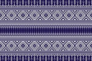 Blue Abstract ethnic pattern vector