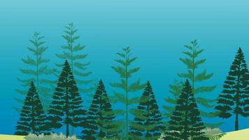 Peaceful Forest Escape - Parallax Zoom Out Animation video