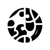 Black and white abstract circular featuring contrasting shapes, lines and curves, evoking a sense of modern minimalism. vector