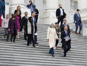 House Democrats speak against Republican spending plan