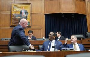 Rep. David Taylor at a transportation comittee hearing