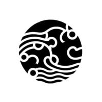 Abstract Circular in Black and White Minimalist Artwork with Flowing Lines and Organic Shapes, Modern Composition. vector