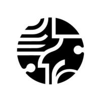 Bold Black and White Geometric Circular , featuring intricate lines, curves, and shapes forming a modern, abstract pattern. vector