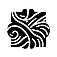 Abstract black and white square composition with organic, flowing lines and rounded edge forms, showcasing gradient shading and negative space, with a whimsical and modern aesthetic. vector
