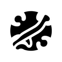 Black and White Circular Abstract Featuring Curved Lines and SShaped Negative Space Resembling a Celestial Form. vector