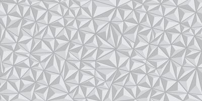 Triangle geometric pattern prism 3 dimensional in gray color background, illustration. vector