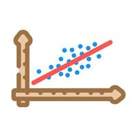 predictive analytics graph ai integration color icon illustration vector