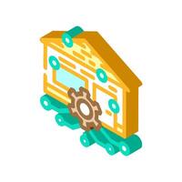 smart home automation ai integration isometric icon illustration vector