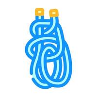 anchor hitch fisherman knot color icon illustration vector