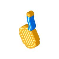 monkeys fist nautical knot isometric icon illustration vector