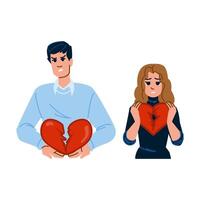 healing broken heart vector
