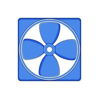 blades cooling fan cartoon illustration vector