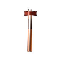 modern chopstick rest cartoon illustration vector
