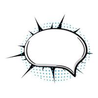 cloud comic speech bubble cartoon illustration vector